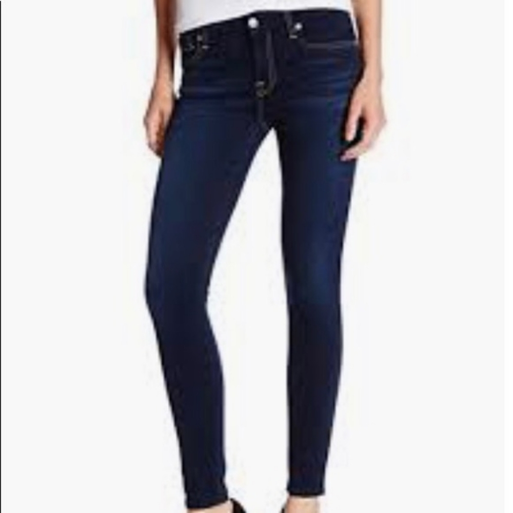7 For All Mankind Slim Illusion Ankle Skinny